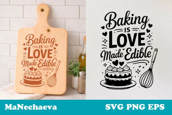 Baking is Love Made Edible: A Graphic Design Asset Review for Crafts