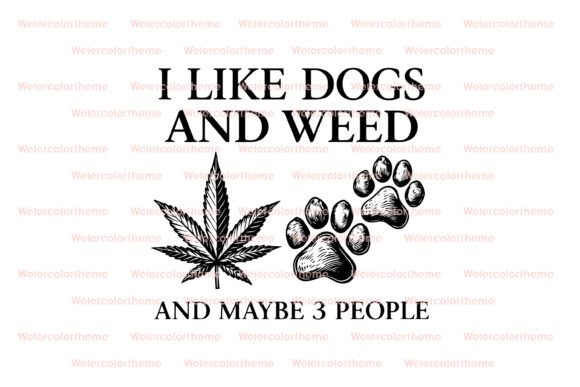 Funny Dog Weed SVG for Crafts and Graphics