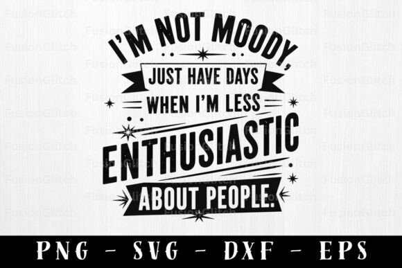 Introvert SVG PNG Moody Quote Sarcastic Graphics for Crafts