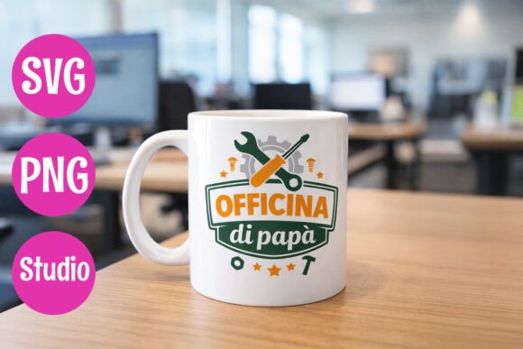Italian Dad Workshop Quote Graphics for Crafts and Branding