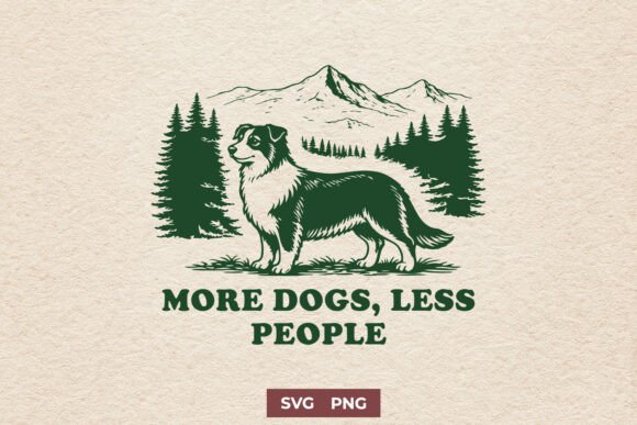 More Dogs Less People Dog Lover SVG PNG Graphics & Crafts Review